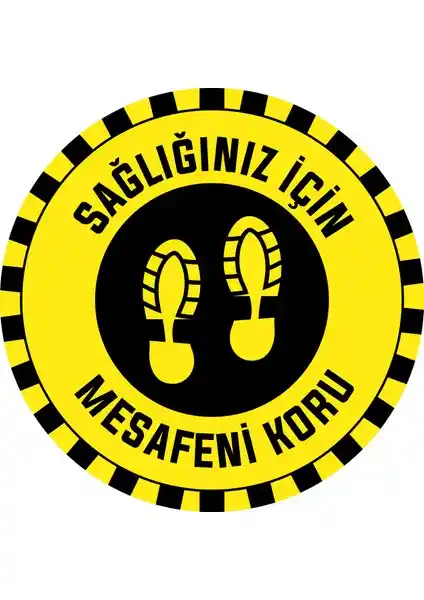 Tasarimo Güvenli Alan Etiketi: Sosyal Mesafe ve Zemin Güvenliği İçin Yenilikçi Çözüm