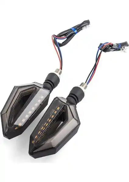 Techmaster Motosiklet Led Kayar Sinyal Lambası Güçlü ve Dayanıklı Tasarım