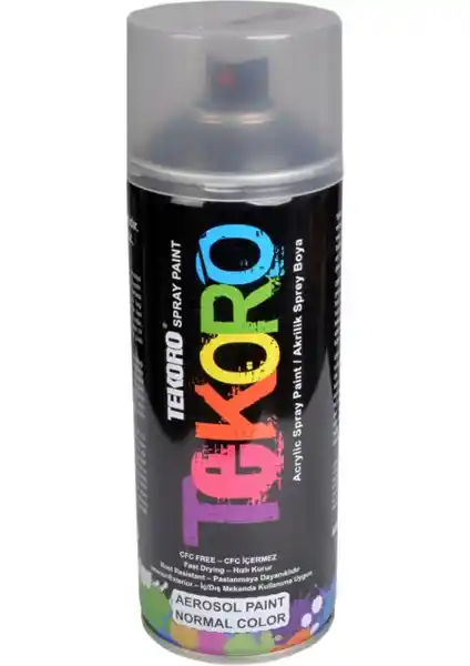 Tekoro Sprey Boya Parlak Krom 400 ML Yüksek Isıya Dayanıklı ve Estetik Çözüm