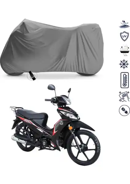 Teksin Kuba Ege 50 Çantalı Motosiklet Brandası Dört Mevsim Koruma ve Dayanıklılık