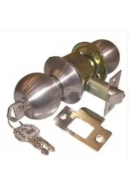 Tenyale Topuzlu İç Kapı Kilidi Saten Anahtarlı Güvenlik ve Estetik Çözüm