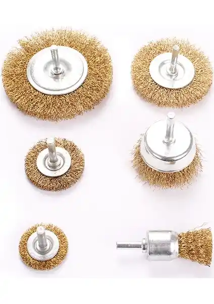 Tower Pimli Fırça Seti 6 Parça Çok Yönlü ve Dayanıklı Profesyonel Kullanım İçin