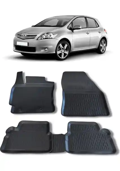 Toyota Auris 2007-2012 İç Mekan Koruma Wöller 3D Havuzlu Paspasları