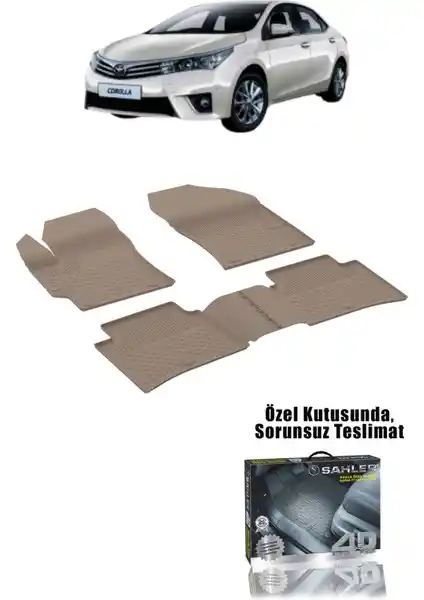Toyota Corolla 2013-2018 Uyumlu Sahler 4.5D Havuzlu Oto Paspas Detaylı İnceleme