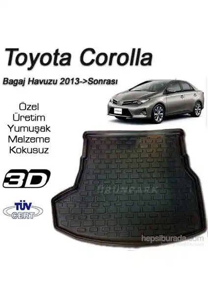 Toyota Corolla İçin Dayanıklı ve Estetik Bagaj Havuzu Ürün İncelemesi