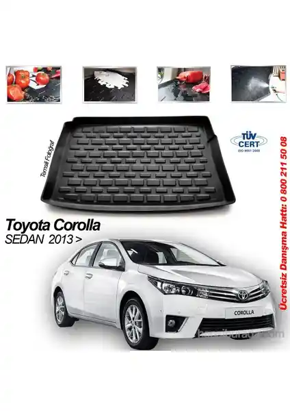 Toyota Corolla Sedan İçin Automix Bagaj Havuzu: Dayanıklı ve İşlevsel Çözüm