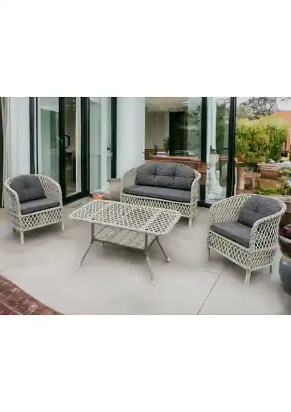Tu Tienda Tire Rattan 2+1+1+Masa Bahçe Takımı: Dayanıklı ve Şık Dış Mekan Mobilyası