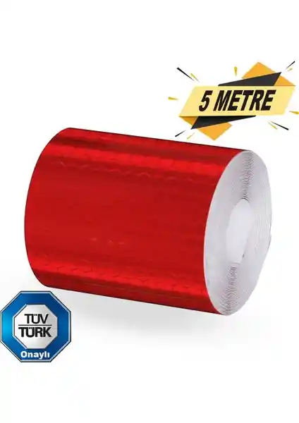 Tüvtürk Onaylı Reflektörlü Fosforlu Şerit Bantıyla Trafikte Güvenliği Artırın