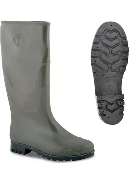 Ulaş PVC Uzun Haki Renkli Çizme: Dayanıklı ve Konforlu Açık Hava Ayakkabısı