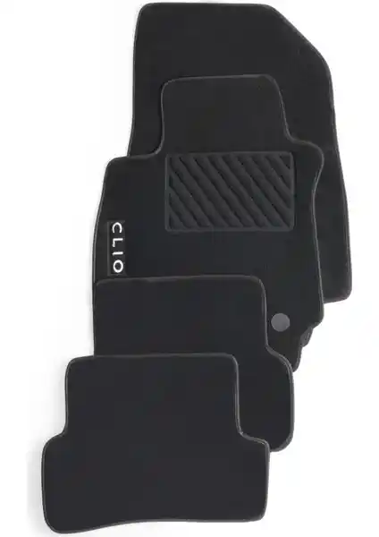 Velur Renault Clio 4 Hb 2012-2021 İç Mekan Koruma Oto Paspas Seti Detaylı İnceleme