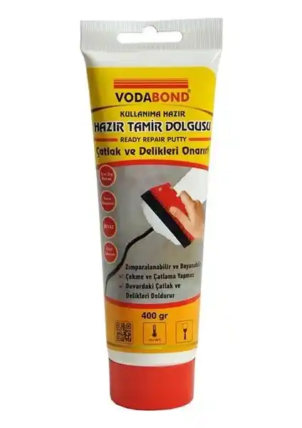 Vodabond Tamir Dolgusu Beyaz 200Gr: İç ve Dış Mekanlarda Etkili ve Pratik Onarım Çözümü