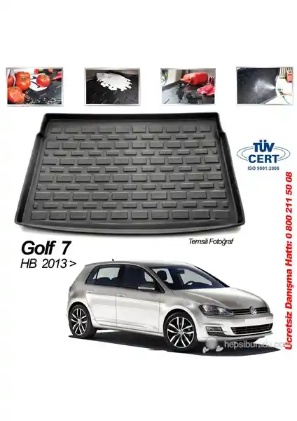 Volkswagen Golf 7 Hb İçin Uygun Dayanıklı Bagaj Havuzu Paspası İnceleme ve Kullanıcı Yorumları