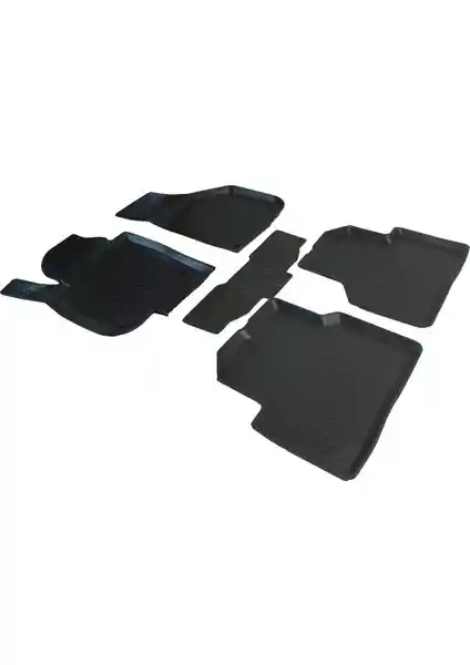 Volkswagen Jetta 2011-2017 İçin Yüksek Kaliteli 4D Havuzlu Kauçuk Paspaslar