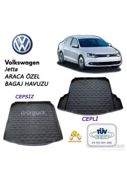 Volkswagen Jetta 2011 ve Sonrası İçin Dayanıklı ve Estetik Bagaj Havuzu Özellikleri