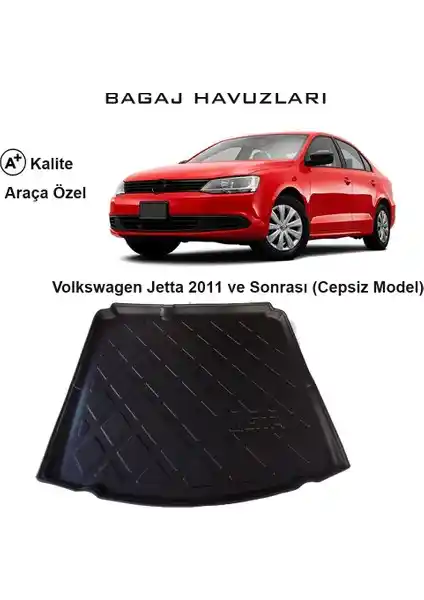 Volkswagen Jetta 2011 ve Sonrası Modeller İçin Dayanıklı 3D Bagaj Havuzu Tanıtımı ve Özellikleri