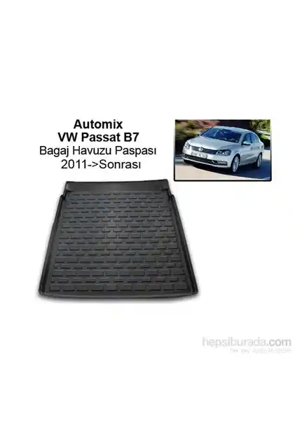 Volkswagen Passat B7 İçin Dayanıklı ve Tam Uyumluluk Sağlayan Bagaj Havuzu