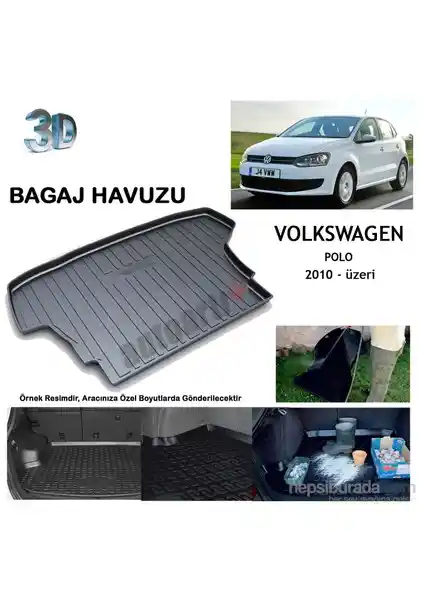 Volkswagen Polo 2010 ve Üzeri Modeller İçin Dayanıklı ve Pratik Bagaj Havuzu