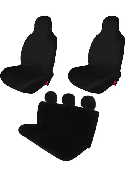 Volkswagen Polo İçin Siyah Penye Oto Koltuk Kılıfı Konfor ve Şıklık Sunar