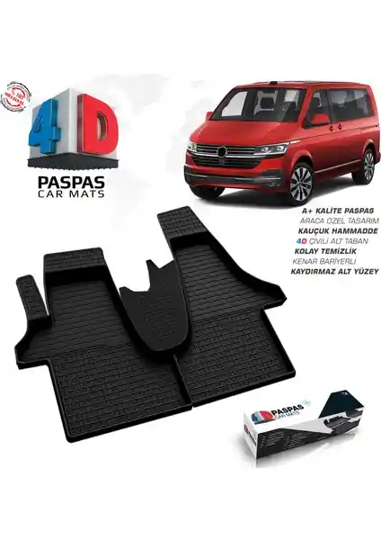 Volkswagen Transporter T7 İçin Çevre Dostu Havuzlu Paspaslar Güncel ve Dayanıklı Tasarım