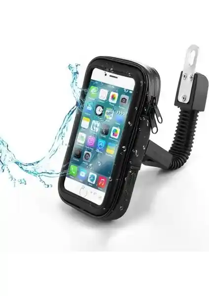 Vothoon Su Geçirmez Dokunmatik XL Motosiklet Telefon Tutucu Güvenli ve Pratik Kullanım İçin