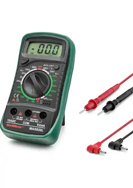 Wellhise Mas 830L Dijital Multimetre: Güvenilir ve Kullanışlı Ölçüm Cihazı