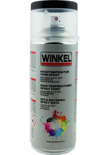 Winkel 700°C Siyah Mat Yüksek Isıya Dayanıklı Sprey Boya Özellikleri ve Kullanım Rehberi