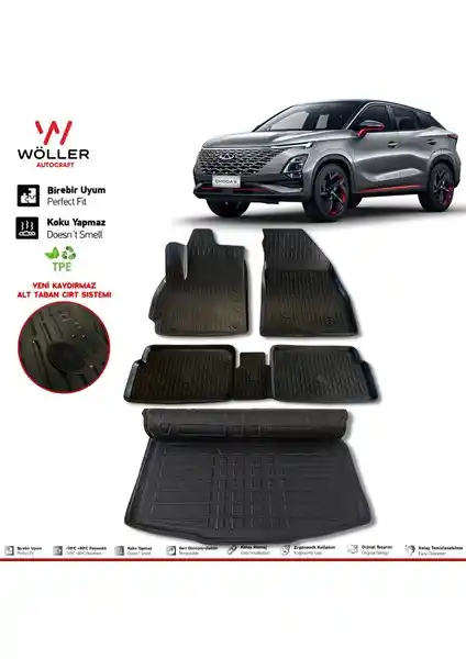 Wöller Chery Omoda 5 İç ve Bagaj Koruma Seti 2022 Sonrası Detaylı İnceleme