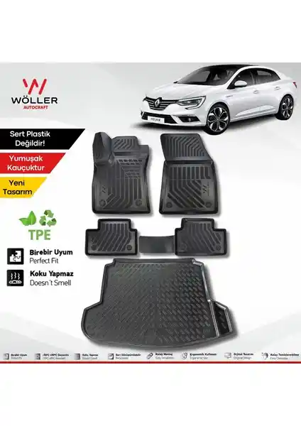 Wöller Renault Megane 4 İç Koruma Seti İncelemesi: Paspas ve Bagaj Havuzu Özellikleri