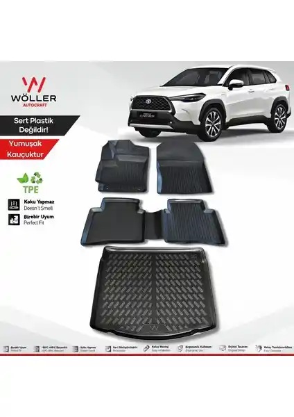 Wöller Toyota Corolla Cross 2022 Sonrası Paspas ve Bagaj Havuzu Seti İncelemesi