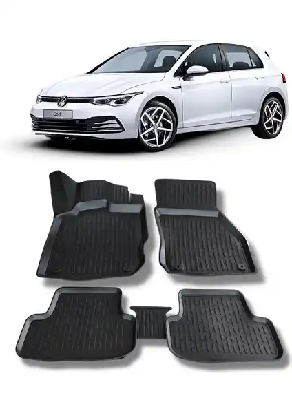 Wöller VW Golf 8 ve Sonrası İçin Yenilikçi 3D Havuzlu Paspaslar Güvenli ve Dayanıklı