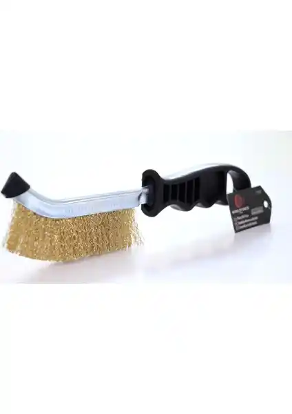 Worldforce 250mm Pirinç Tel Fırça Endüstriyel ve Otomotiv Metal Temizliği İçin