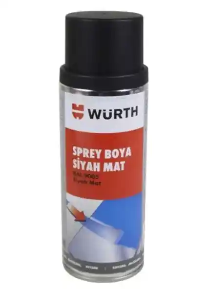 Würth Mat Siyah Sprey Boya: Otomotiv ve Endüstriyel Uygulamalar İçin Yüksek Kalite Boya