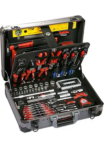 WW WHL160 Profesyonel 160 Parça El Aleti Çantası Çok Fonksiyonlu ve Dayanıklı