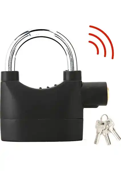 Xolo Alarmlı Motosiklet Kilidi Siyah 110 Desibel Güçlü Güvenlik Çözümü