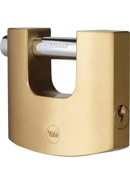 Yale 80 mm Oval Kayar Pimli Pirinç Asma Kilit Güvenlik ve Dayanıklılık Sunar