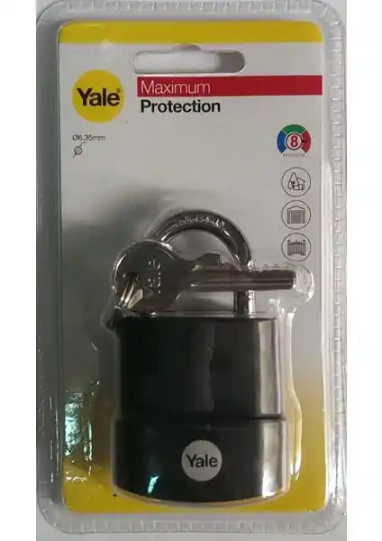 Yale Protector Serisi 45 mm Dayanıklı Asma Kilit Güvenlik ve Dayanıklılık Sunar