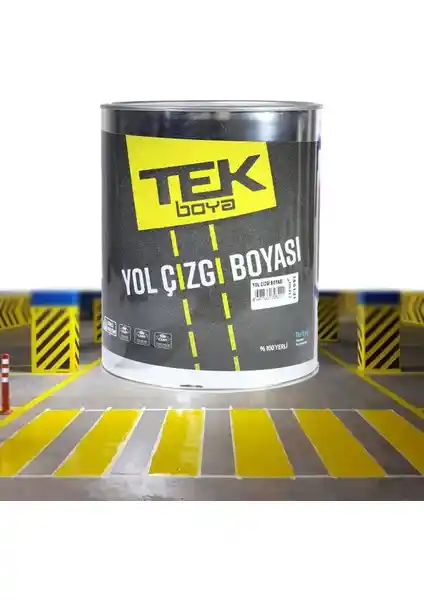 Yol Çizgi Asfalt Boyası 3 kg Sarı - Dayanıklı ve Hızlı Kuruyan Uygulama Ürünü