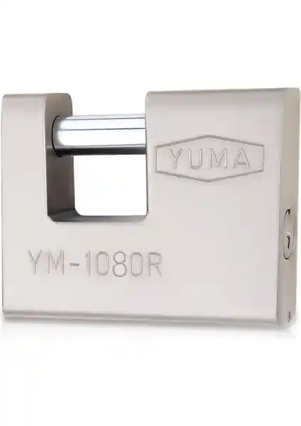 Yuma 80 mm Kayar Milli Döküm Asma Kilit Güvenlik ve Dayanıklılık Artırıcı Çözüm