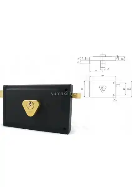 Yuma YM-602 Tirajlı Kilit: Modern ve Dayanıklı Güvenlik Çözümü