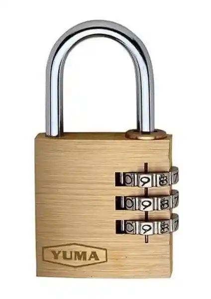 Yuma Yuma Şifreli Pirinç Asma Kilit 30 mm Güvenlik ve Estetik İçin Pratik Çözüm