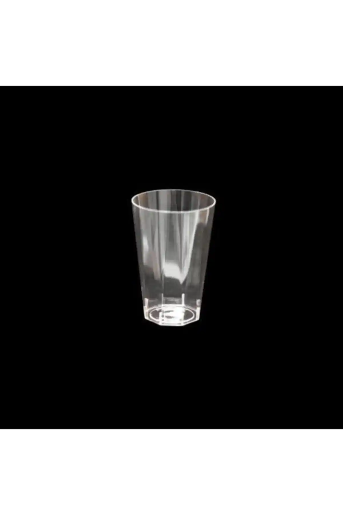 Kristal Plastik Bardak 250 ml Beyaz – 20 Adet Paket, Türkiye Üretimi, Bulaşık Makinesinde