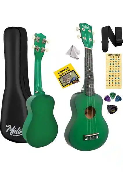 Midex UKX-901GR ve Rosa RU002-BK Soprano Ukulele Modellerinin Karşılaştırması