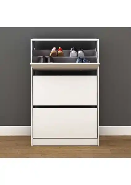 Adore Mobilya Adore Flat Duo 3 Katlı Geniş Ayakkabılık Dolabı Özellikleri ve Kullanım Avantajları