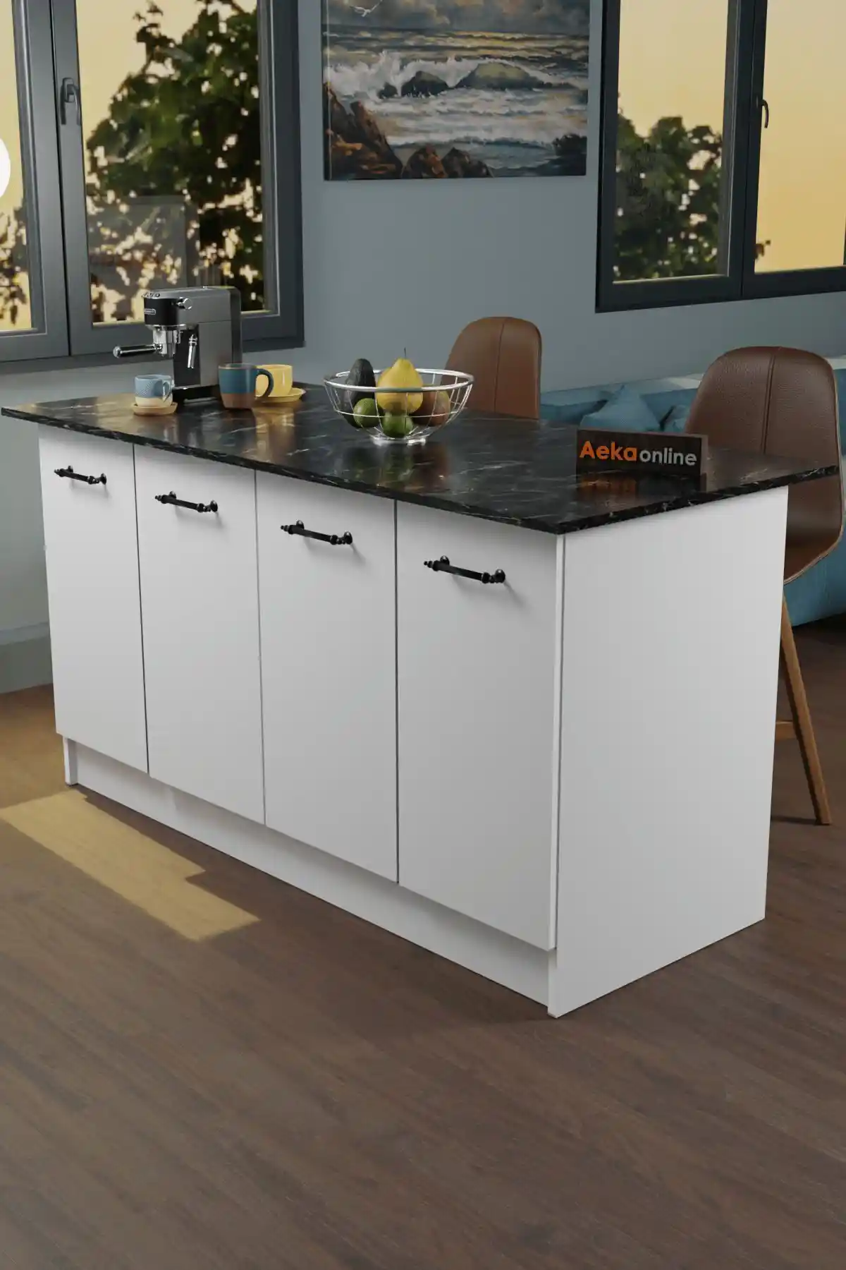 Aeka AE-2040 Vera Çok Amaçlı Mutfak Adası ve Masası Modern Tasarım ve Fonksiyonellik