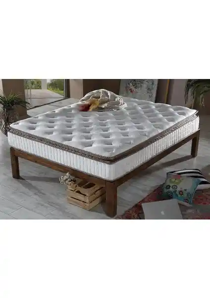 Akasya Ultra Yaylı Pedli Yatak: Konfor ve Dayanıklılığı Bir Arada Sunan Modern Tasarım