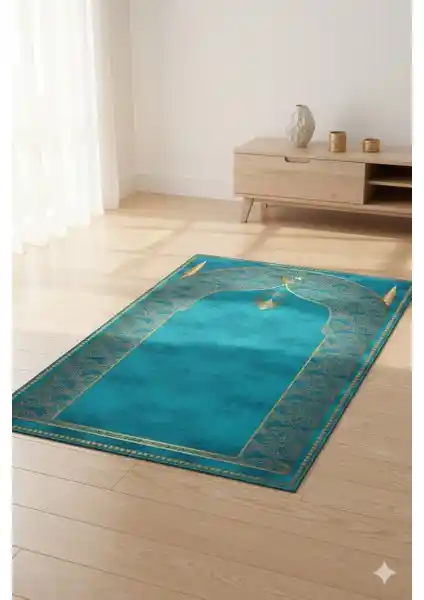 Aldora Turkuaz Diz Ağrıtmayan Modern Seccade ve Namazlık Özellikleri ve Kullanım Avantajları