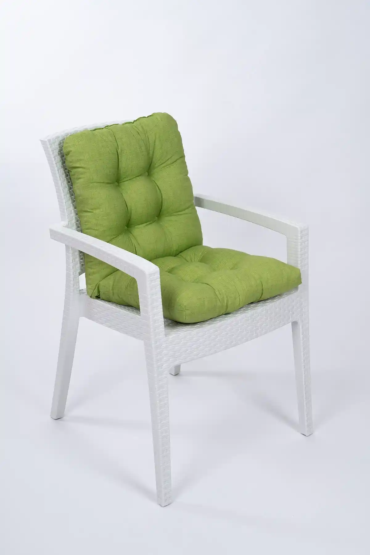 ALTINPAMUK Candy Pofidik Arkalıklı Yeşil Sandalye Minderi: Estetik ve Konfor Bir Arada