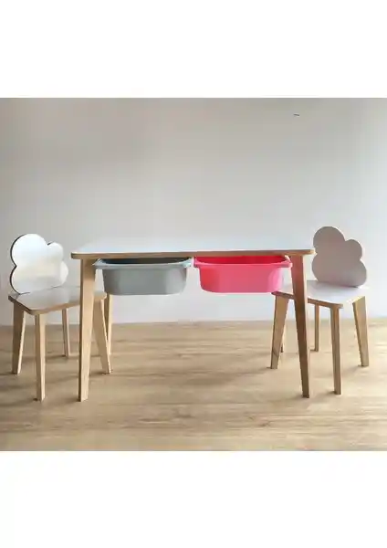 Asrimo Yaz Sil Yüzeyli Çocuk Aktivite Masa Sandalye Takımı: Güvenli ve Çok Fonksiyonlu Tasarım