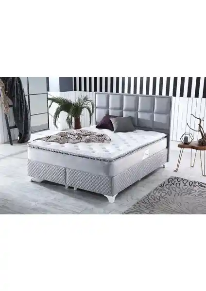 Asroyallüks Ritim Pedli Paket Yaylı Yatak 90x190 cm Dayanıklı ve Konforlu Uyku Deneyimi