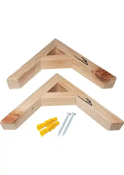 Barış Dizayn Doğal Ahşap Duvar Rafları: Estetik ve Dayanıklı Çocuk ve Yaşam Alanları İçin